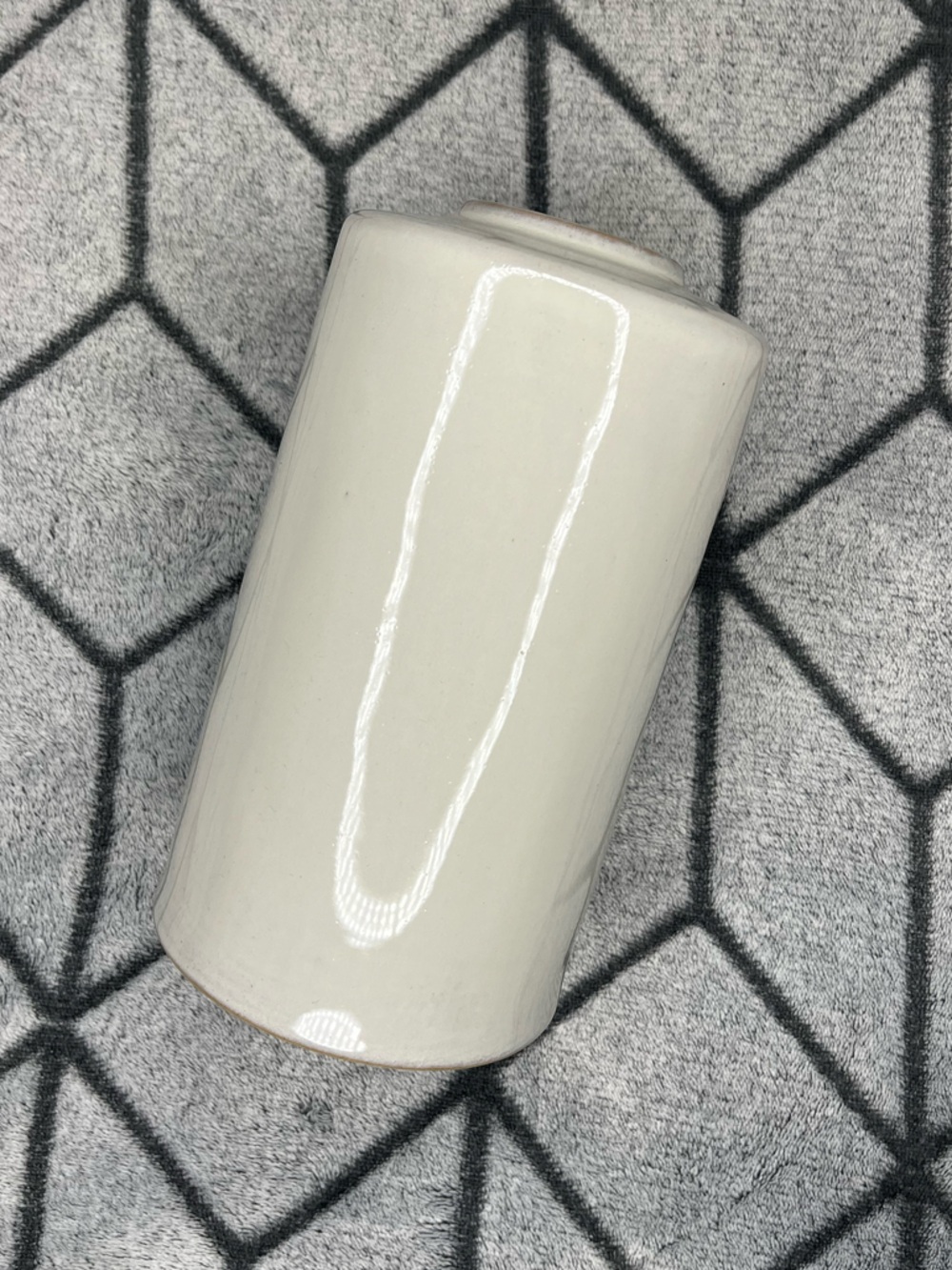 Hearth & Hand with Magnolia Simple White Primitive Ceramic Stoneware Vase